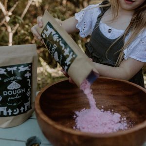 Pink Daisy Dough-it-Yourself Dough Powder
