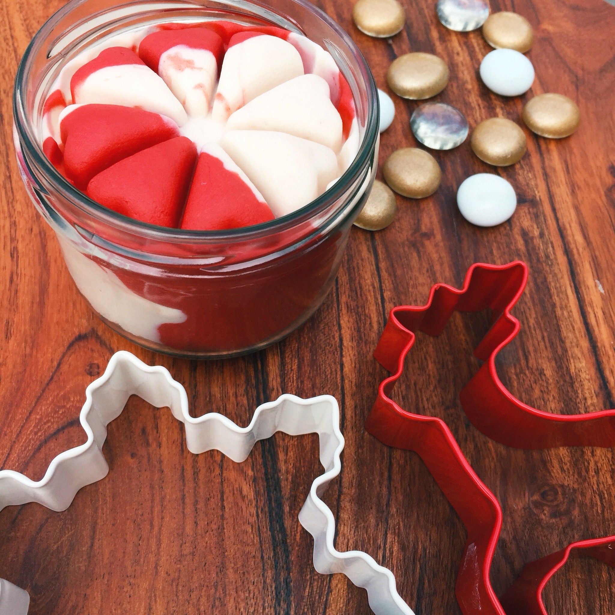 Candy Cane swirled Christmas Play Dough. Hand made in NZ, but now for Christmas! The perfect gift or stocking stuffer!