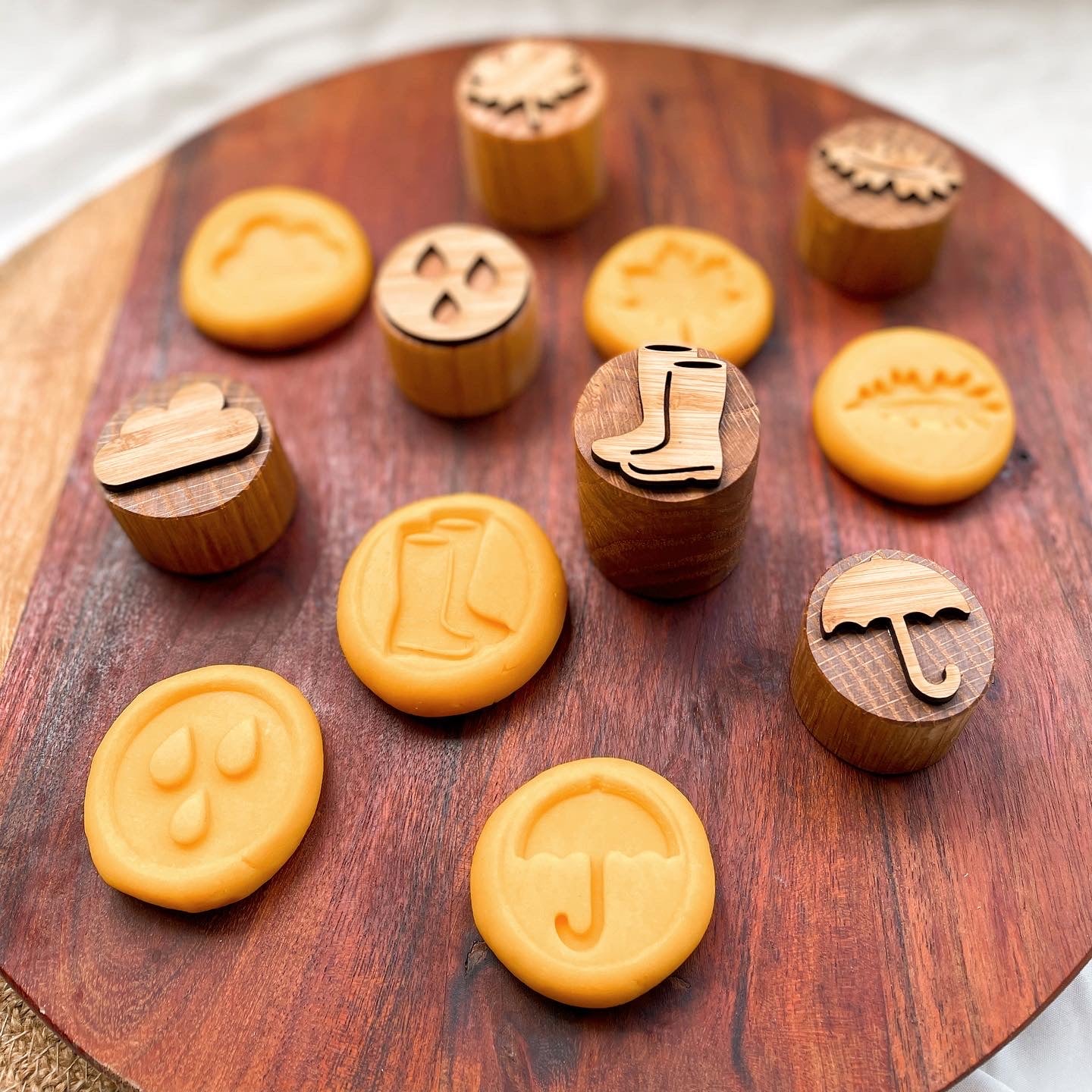 Muddy Puddles Dough Stamps
